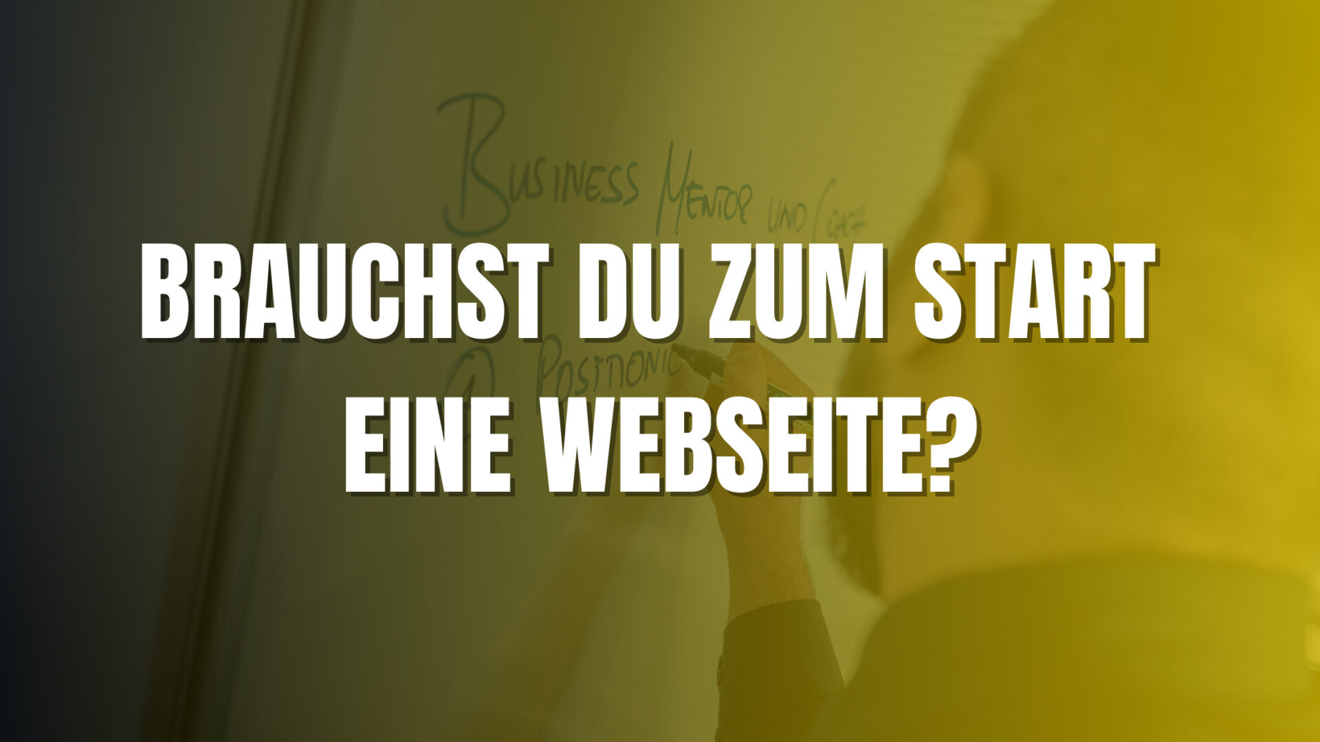 You are currently viewing Braucht man zum Start eine Webseite?